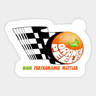 Orange Peeler Sticker